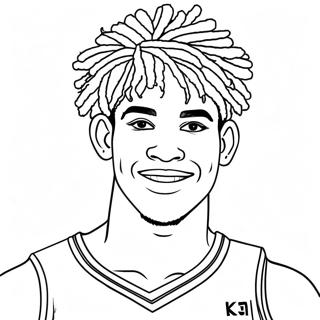 Lamelo Ball Kolorowanki