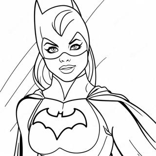 Batgirl Kleurplaten