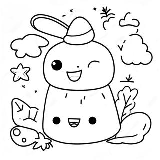 Kawaii Uroczy Doodle Kolorowanki