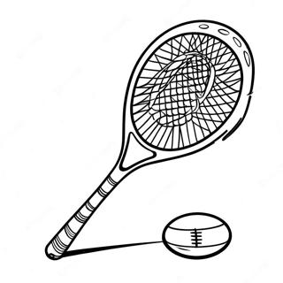 Kolorowanka Z Kijem I Piłką Lacrosse 22343-17663