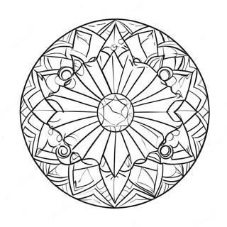 Sparkling Gemstone Coloring Page 22563-17860