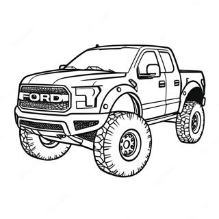 Ford Raptor Målarbilder