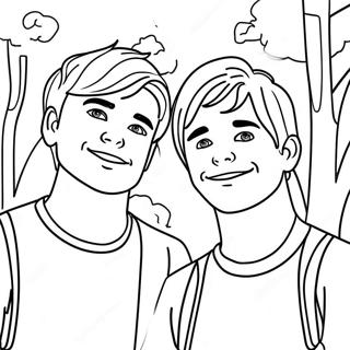 Sam Und Colby Abenteuer Ausmalbild 23433-18495