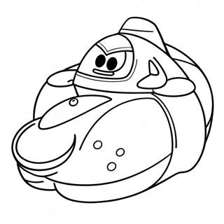 Evil Zurg In Spaceship Coloring Page 34644-27404