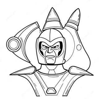 Evil Zurg In Spaceship Coloring Page 34644-27403