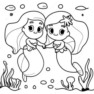 Ariel E Melody Aventura Subaquática Página Para Colorir 34693-27441