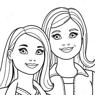 Barbie Skipper Stacie And Chelsea Coloring Page 35353-27965