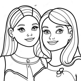 Barbie Skipper Stacie And Chelsea Coloring Page 35353-27968