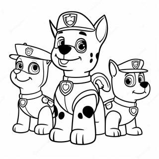 Paw Patrol Valentine Pagini De Colorat