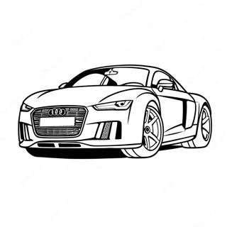 Audi Sportsvogn Farvelægningsside 36134-28582