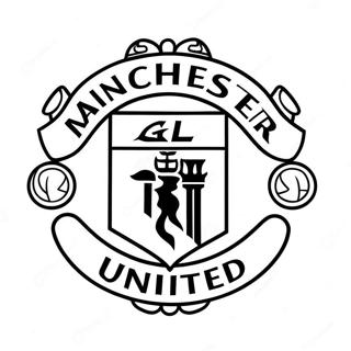 Manchester United Logo Farvelægningsside 37373-29555