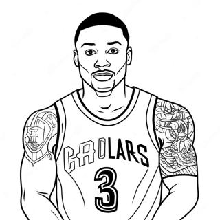 Damian Lillard Ausmalbilder