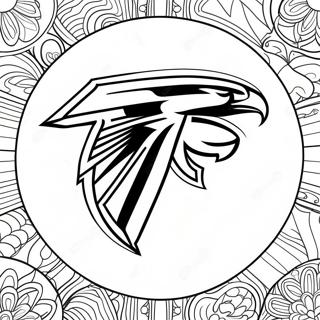 Atlanta Falcons Logo Kleurplaat 38223-30226