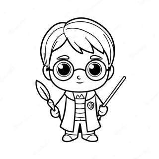 Harry Potter Chibi Ausmalbilder