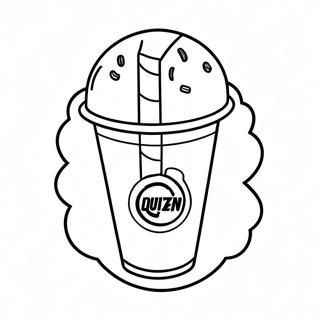 Kleurplaat Van Het Dairy Queen-Logo 39893-31532