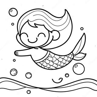 Boy Mermaid Coloring Pages