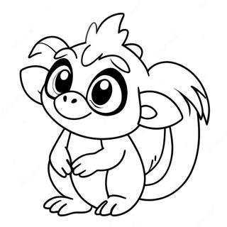 Grookey Målarbokssida 30894-24409