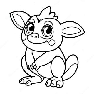 Grookey Målarbokssida 30894-24412