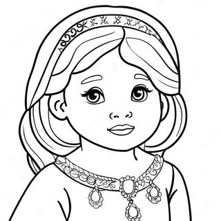 7-Year-Old Girls Princess Coloring Page 32243-25481