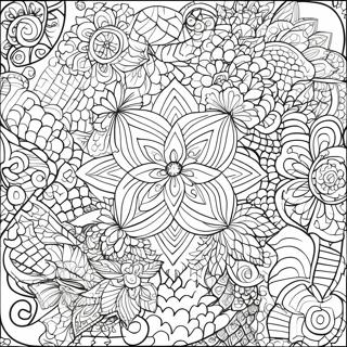 Tessellation Geometric Coloring Pages