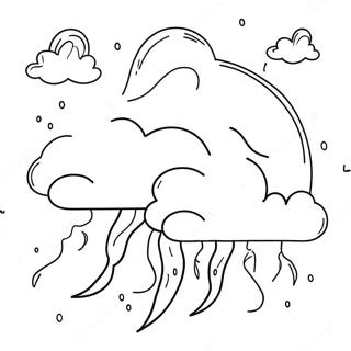 Thunderstorm Scene Coloring Page 32333-25554