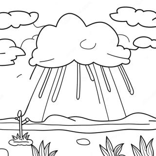 Thunderstorm Scene Coloring Page 32333-25556