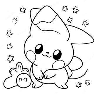 Pokemon Happy Birthday Coloring Page 32363-25577