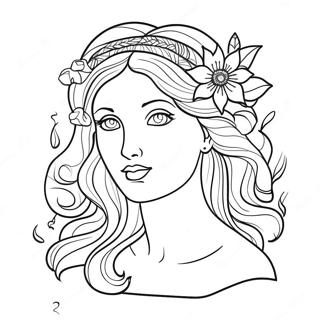 Aphrodite Coloring Pages