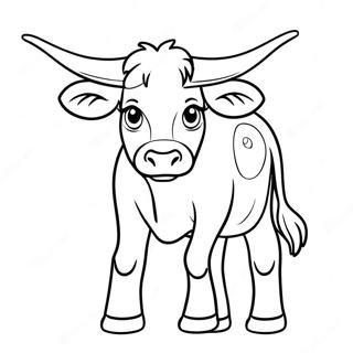 Longhorn Coloring Pages