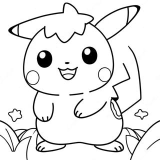 Among Us Pikachu Coloring Page 32823-25942