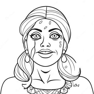 Baddie Coloring Pages