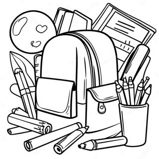 Back To School 3rd Grade Coloring Pages