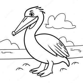 Pelican Pagini De Colorat