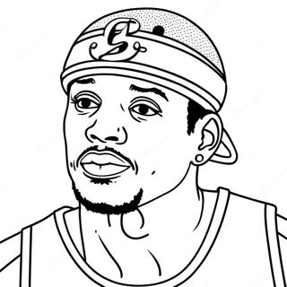 Allen Iverson Kleurplaten