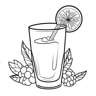 Suco Páginas Para Colorir