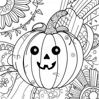 Halloween Zentangle Ausmalbilder