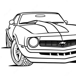 Camaro Sportauto Kleurplaat 4840-3854