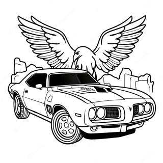 Pontiac Firebird Pagini De Colorat