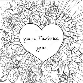 You Matter Affirmation Coloring Page 49263-38960