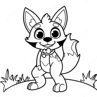 Funtime Foxy Coloring Page 49573-39209