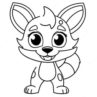 Funtime Foxy Coloring Page 49573-39211