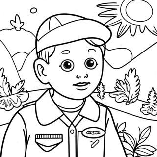 Boy Scouts Coloring Pages