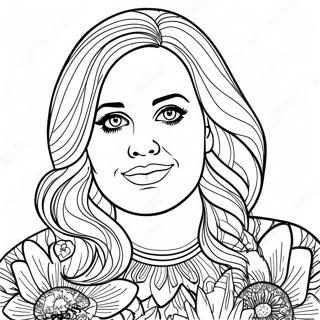 Adele Coloring Page 40873-32306