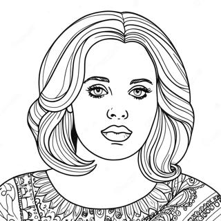 Adele Coloring Page 40873-32308