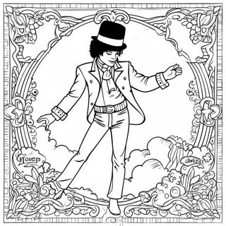 Bad Michael Jackson Coloring Pages