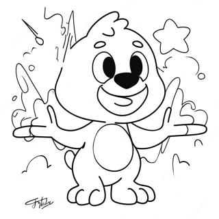 Bluey Giant Coloring Page 41013-32427