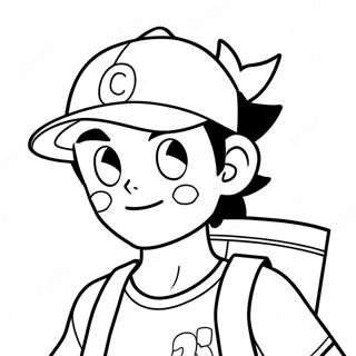 Ash Ketchum Ausmalbild 41293-32614