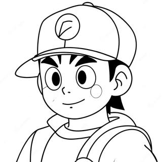 Ash Ketchum Ausmalbild 41293-32615