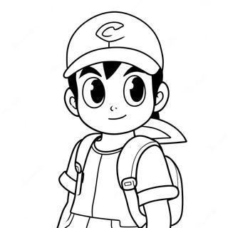 Ash Ketchum Ausmalbild 41293-32616