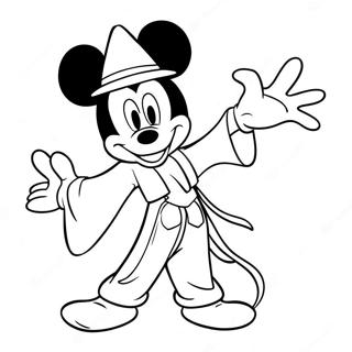 Mickey Mago Pagine Da Colorare